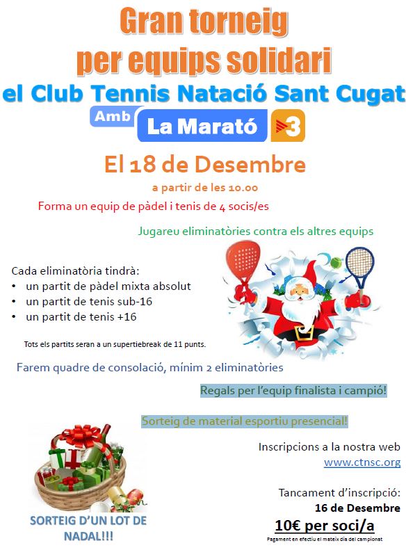 Gran Torneig Pàdel Mixt Solidari