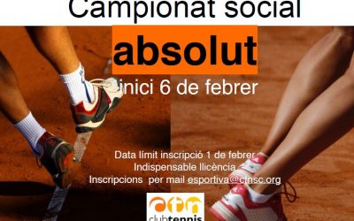 Campionat Social Absolut de Tenis