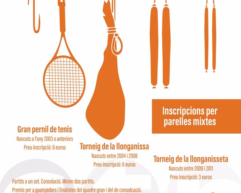 Quadres Social Pernil i Llonganissa de tenis