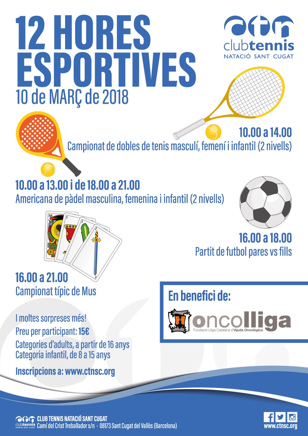 Arriben les 12h esportives al club!