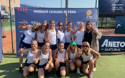 L’equip absolut femení de Pàdel, al Campionat de Catalunya per equips