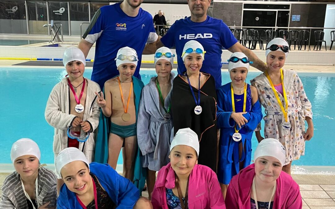 Gran actuació dels nostres nedadors i nedadores al Campionat Local de Natació