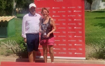 Ángela Díaz, campiona d’Espanya +75, i Belén Oria, subcampiona de dobles +65