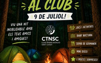 L’acampada de les Estades torna el 9 de juliol amb una nit plena d’activitats!