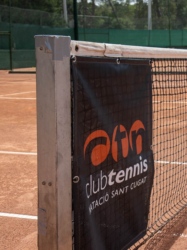 Nova numeració de les pistes de tenis a partir del 31 d’agost