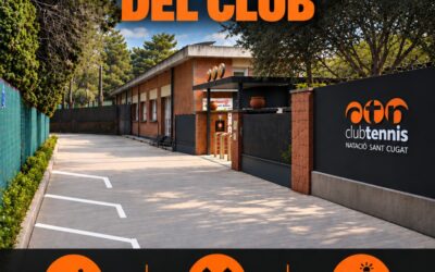 Si vens amb moto, respecta els aparcaments senyalitzats a l’entrada del Club
